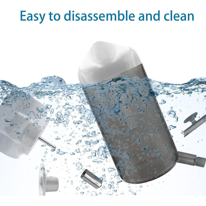 Водяна пляшка для собак [Сірий, 500 мл] - Водяний диспенсер для домашніх тварин, не протікає. Підходить для собак, котів, кроликів, клітки. Об'єм 500 мл, сірий колір