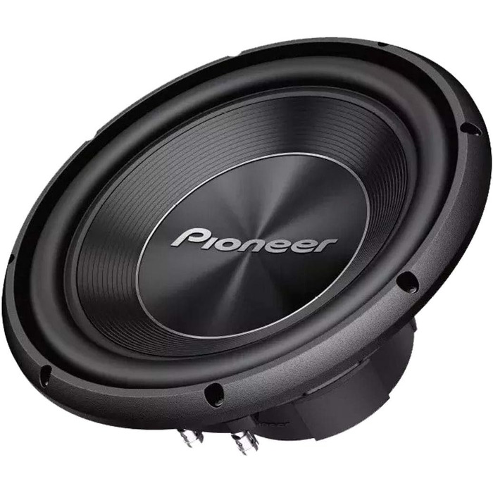 Сабвуфер Pioneer TS-A300S4 30 см 1500 Вт, 4 Ом, чорний, для корпусного монтажу, динамік із IMPP мембраною, потужний бас, автоакустика