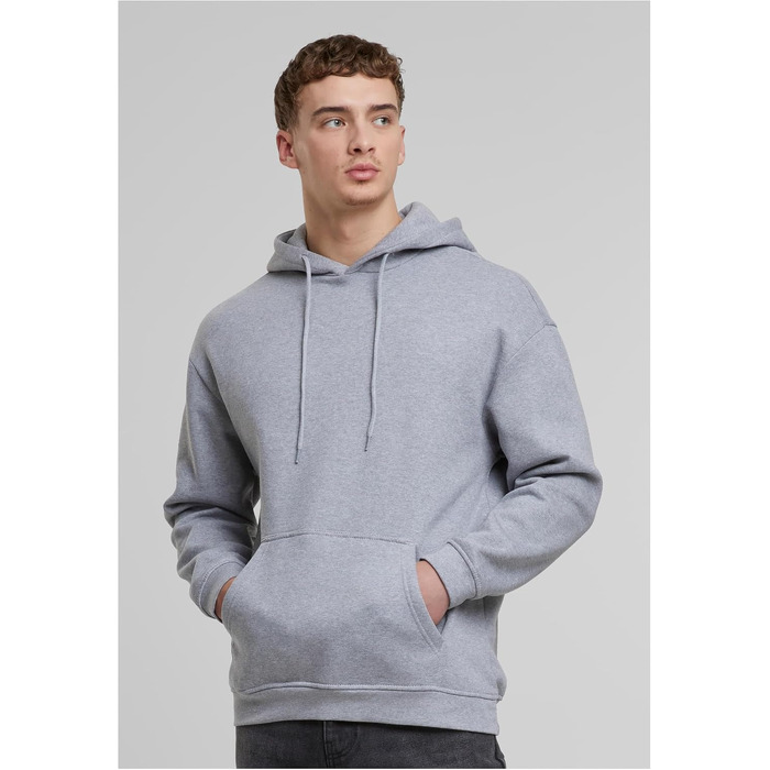 Спортивний худі Urban Classic Basic Oversized чорного кольору, розмір S (Heathergrey)
