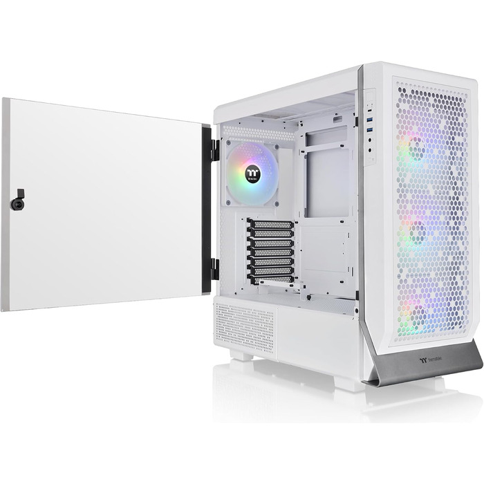 Корпус для ПК Thermaltake Ceres 500 TG ARGB Mid-Tower ATX/E-ATX, білий, 4 ARGB вентилятори, загартоване скло, USB-C