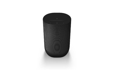 Sonos Move 2: Портативна бездротова колонка Wi-Fi/Bluetooth, чорна. До 24 год роботи, зарядка без дротів, сумісність з Alexa