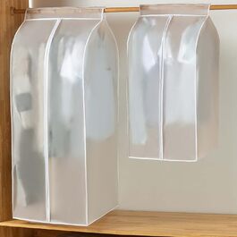2 шт. Пранці для одягу GQC, великі, пилонепроникні, з PEVA, для зберігання одягу (60*50*90см / 60*50*110см)