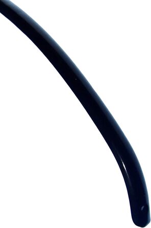 Hagspiel 10-Piece Metal Clothes Hangers, Non-Slip Coated, Black for Children, Teens, Length 36 cm
