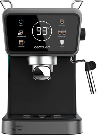 Кавоварка Cecotec Power Espresso Touch ColdBrew – еспресо, капучино, холодна кава, 20 бар, поворотний паровий кран