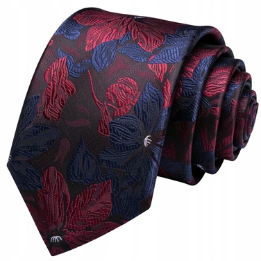 Широка червона краватка Luvu