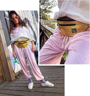 Поясна сумка Vibe Bauchtasche - поясна/стегнова сумка для жінок, чоловіків та дітей, універсальний розмір, золота