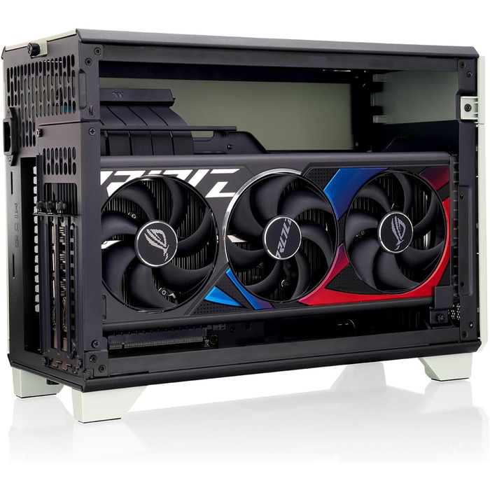 Корпус Thermaltake TR100 Matcha Green Mini-ITX SFF: 18.4L, Dual-Chamber, PCIe 4.0, підтримка AIO 280mm, тихий Airflow