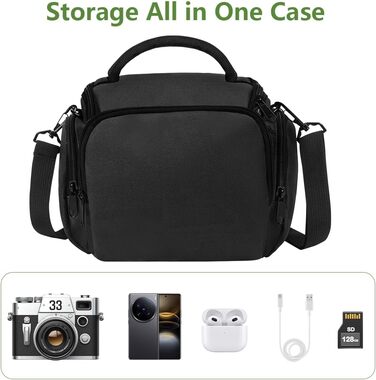 Сумка для камери Ainiv: фотосумка для DSLR/SLR камер Canon, Nikon, Sony (зелена/чорна)