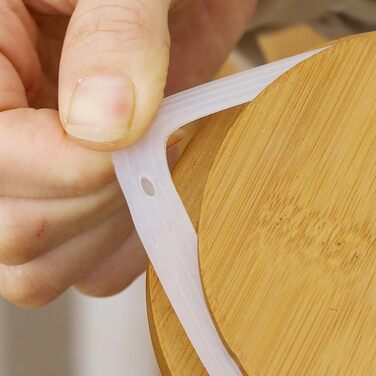 Керамічна банка для цукру, кави, чаю та спецій з кришкою (260 мл, біла)