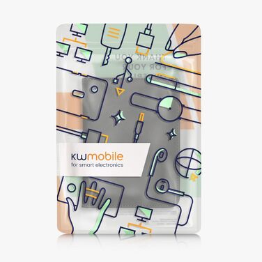 Чохол-книжка kwmobile для Kobo Clara BW/Clara Colour/Tolino Shine (5) / Shine Color з петлею для руки, дизайн 