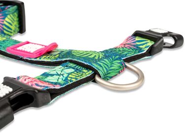 Нашийник для собак Max & Molly H-подібної форми, Ultracomfort, Tropical/M, з неопрену, для середніх собак, з м'якою підкладкою, безпечний та ультралегкий