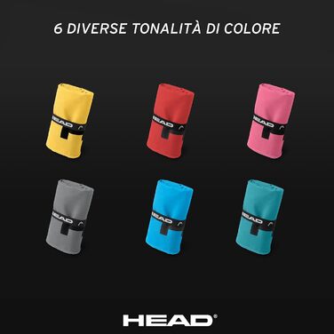 Рушник для спорту та басейну Osama Home Head Active, мікрофібра, 60x110 см, сірий (Набір 6 шт.)