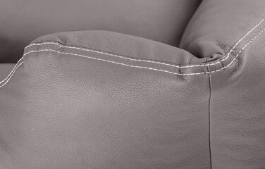 Knuffelwuff Faux Leather Dog Bed Sidney XXL 120 x 85cm Grey - Removable Cover - Easy to Clean - for Large, Medium and Small Dogs