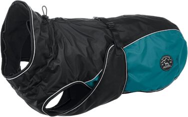 Hunter UPPSALA ALLROUNDER Dog Coat, 2-in-1, Detachable Fleece Lining, Water-Repellent, Size 55, Anthracite/Petrol 55 Anthracite/Petrol