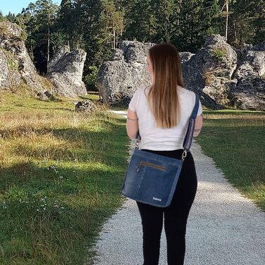 Sunsa Women's Bags Crossbody Bag Handbag Canvas & Jeans. Large Boho Crossbody Bag/Bag Shoulder Bag, Gift Ideas for Women/Girls Sustainable Products