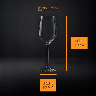 Набір келихів для шампанського Nachtmann ViNova, 4 шт, 280 мл, з кришталевого скла, 98075