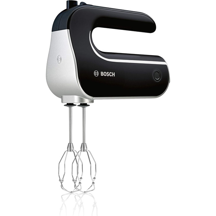 Bosch Home Appliances MFQ4885DE 2 Beaters, 2 Stainless Steel Dough Hooks, Black, 575 W Black / Chrome