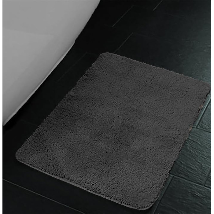 Brandsseller Bath Mat Set - 2 Piece Set (50x80cm & 45x50cm) - Green & Black