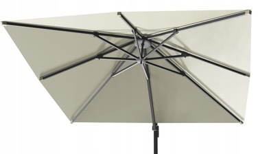 Парасолька садова з бічним стійкою GardenLine, бежева, 250 x 250 см