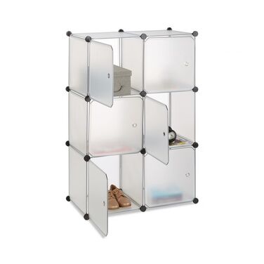 Relaxdays 6-Door Storage System