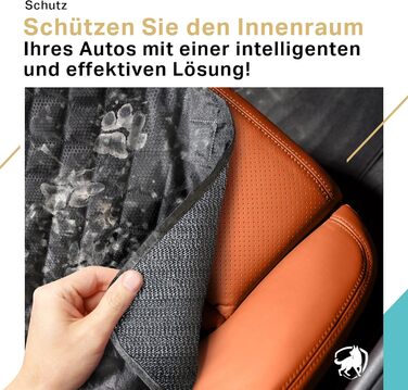 Захист для автосидіння для собак PETPROVED: водонепроникний, з аксесуарами. Захист заднього сидіння авто, автодеки для собак