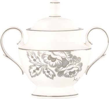Lenox Floral Waltz Placemats, Set of 5. Lenox, Floral Waltz (Floral Waltz), Fine China Sugar Bowl, White