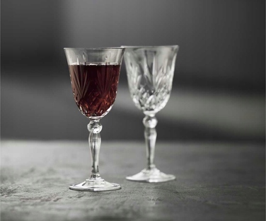 Келихи для червоного вина Lyngby Glas Melodia, багатоколірні, 270 мл, 4 шт.