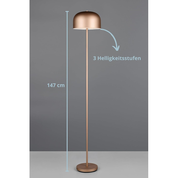 LED настільна лампа Julien: акумуляторна, USB-C, сенсорне керування, Ø 12 см, металева, 1.5W