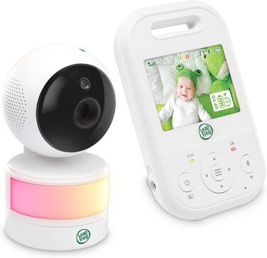 Відеоняня LeapFrog LF2513 без Wi-Fi, IPS LCD екран 2.8 дюйма, поворотна, нічне бачення, 300 метрів, датчик температури