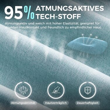 Ігровий крісло Dowinx з тканиною, пружинним сидінням та масажем попереку, з підніжкою для дорослих. Ергономічне, велике та високе крісло для офісу та ігор, до 135 кг, колір - аква