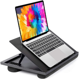 Підставка для ноутбука HUANUO, регульована висота, до 15.6 дюймів, для iPad, портативна, для роботи, подорожей, дому