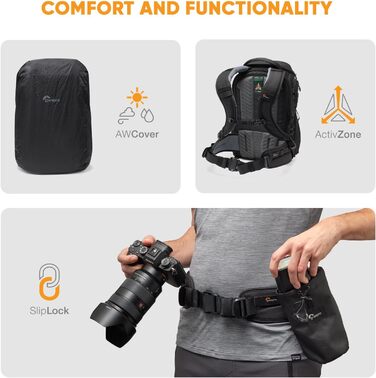 Lowepro ProTactic 350 AW II: Рюкзак для камери та дрона з відділенням для MacBook 13