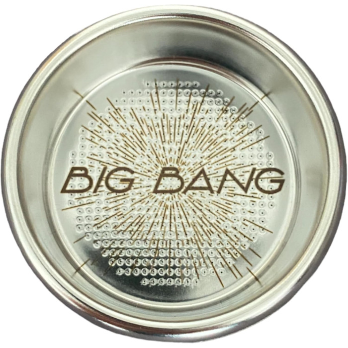Професійний фільтр IMS Big Bang B62.52TFH23.5BB для холдера 54 мм, подвійний, 14–20 г, нержавіюча сталь, Італія