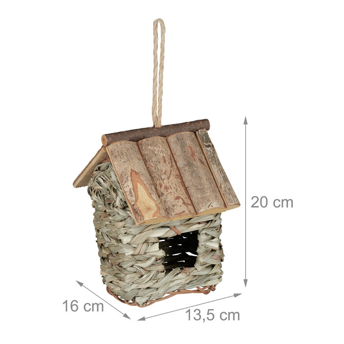 Relaxdays Birdhouse Decoration