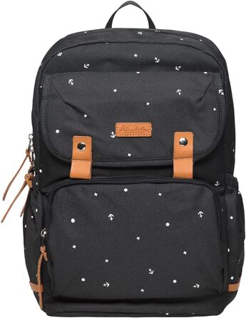 Жіночий рюкзак Kauko: студентський, для ноутбука, у дорогу, чорний (K8009)