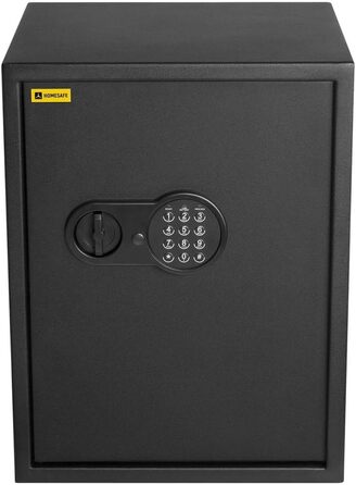 Домашній сейф HomeSafe HV24E з електронним замком, 20x44x38 см. Захист для грошей, прикрас, документів та ноутбука (50x35x35 см)