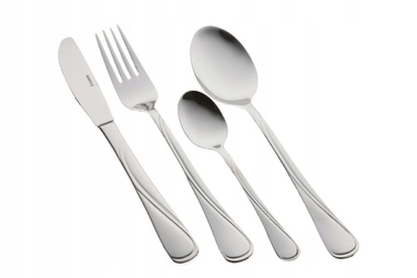Набір столових приборів Kinghoff на 72 предмети для 12 осіб, метал, глянцевий