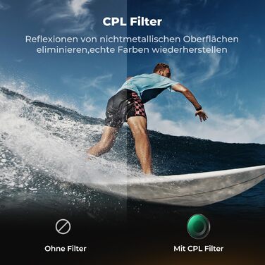 Набір фільтрів K&F Concept ND для DJI Osmo Action 6: ND8, ND16, ND32, ND64, CPL, Black Mist (5 шт.)