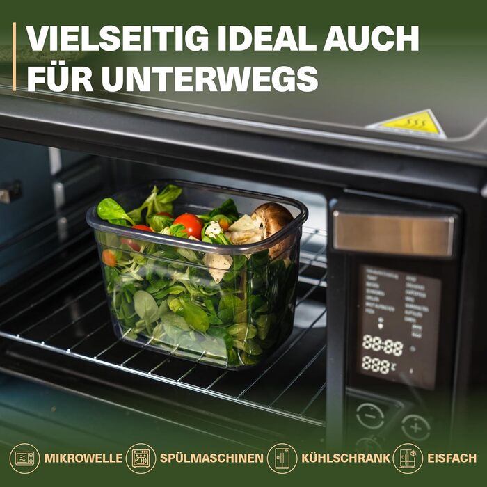 Герметичні контейнери для зберігання Peggy 25 шт. | Набір контейнерів для круп, цукру, борошна | BPA-Free