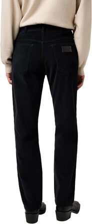 Джинси чоловічі Wrangler Texas (36W/32L, Чорні) - класичні прямі джинси з міцного деніму