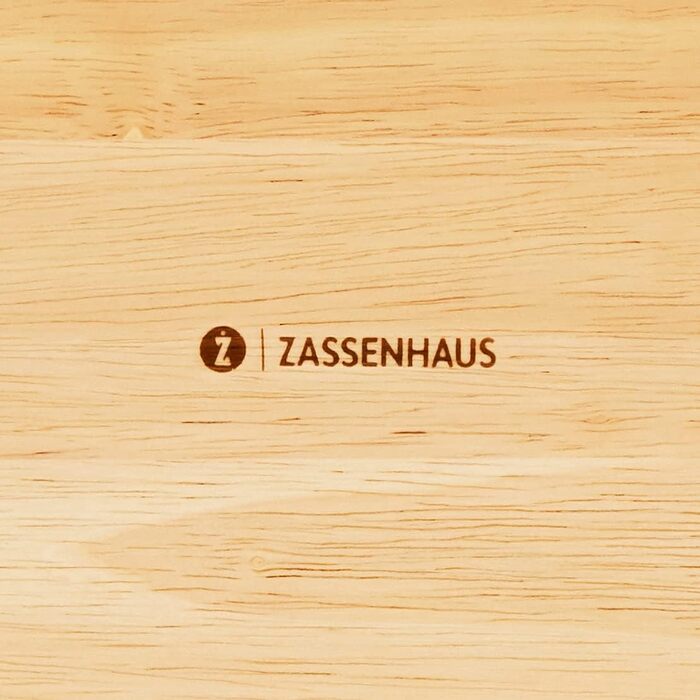 Zassenhaus Serving Tray Wood | rectangular | with carrying handles | 53×41×7cm | Tea Tray | made of sustainably grown rubberwood