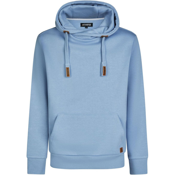 Чоловічий худі riverso Regular Fit RIVNiklas з перехресним коміром, блакитний (Azurine Blue), розмір S