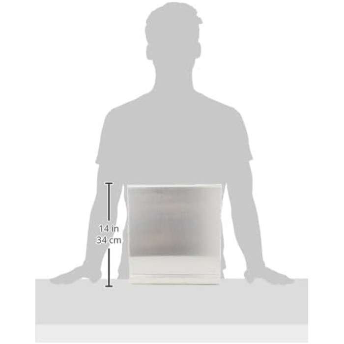 blomus -NEXIO- Paper Towel Dispenser made of polished stainless steel, 30 x 27 x 13 cm, Stainless Steel (Brushed Stainless Steel)