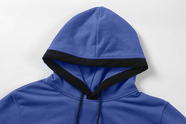 Світшот з капюшоном JMIERR для чоловіків, теплий, з кишенею, бавовна, колір зелений (L, блакитний)