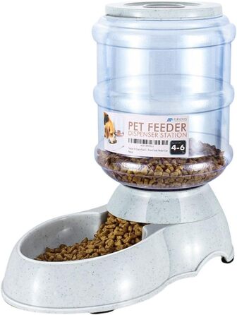 Автоматичний дозатор корму для собак та котів Flexzion Gravity Feeder, 2,7–5,4 кг, безперервне поповнення, для малих та середніх порід
