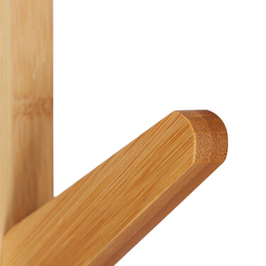 Relaxdays Bamboo Coat Rack