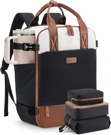 LOVEVOOK Рюкзак для ручної поклажі, дорожній рюкзак для жінок, 15.6