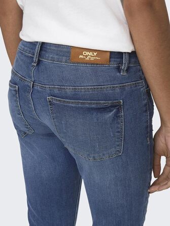 Жіночі джинси Only Onlcoral Sl Sk DNM, середній блакитний денім, розмір 29W/30L