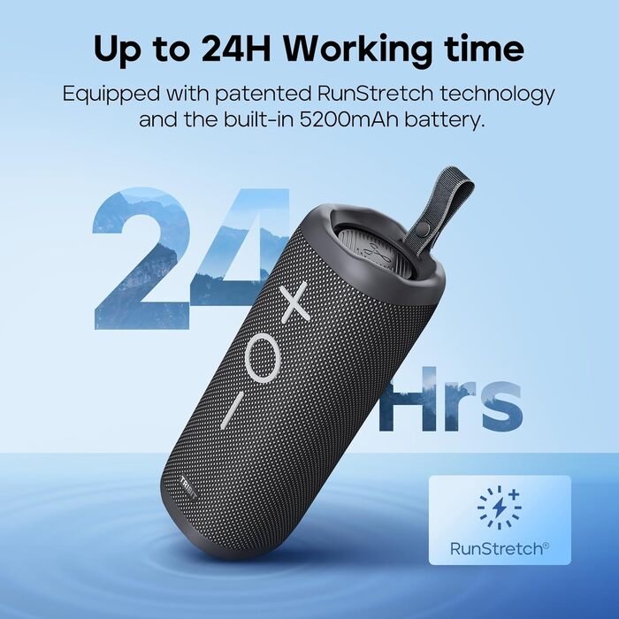 Tribit StormBox 2: Портативна Bluetooth колонка 34 Вт, IPX7, 24 год, XBass