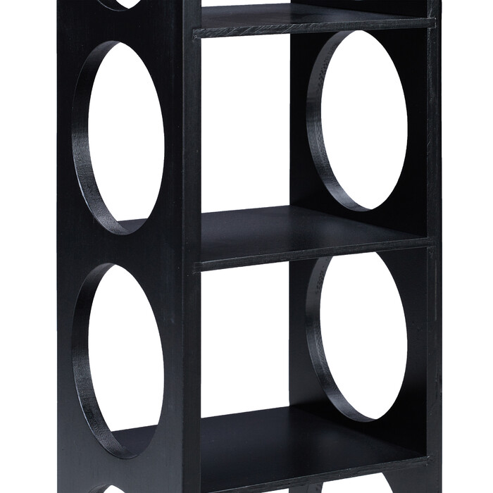 Set of 2 Black Wine Racks
